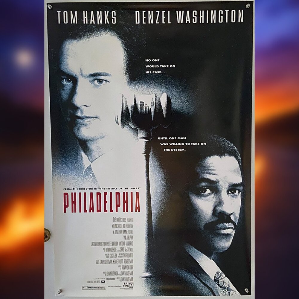 PHILADELPHIA (1993) - ORIGINAL SINGLE SIDED MOVIE POSTER